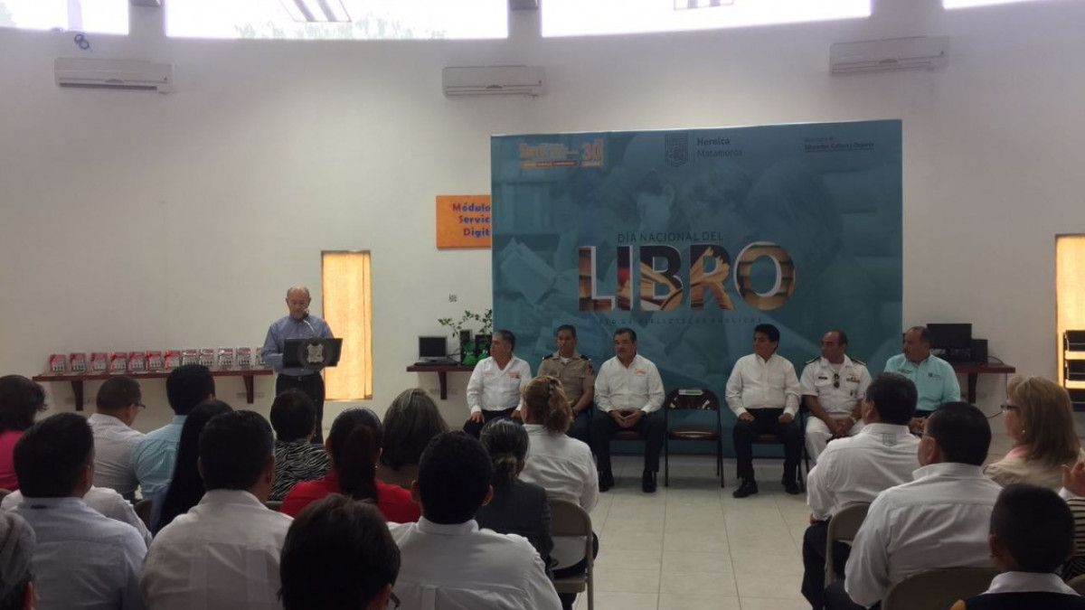 Conmemoran el "Día Nacional del Libro" en Matamoros