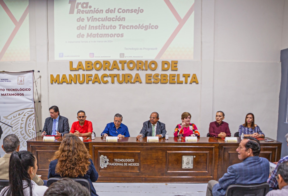 Participan autoridades municipales en reunión del Consejo de Vinculación del TecNM-Matamoros  