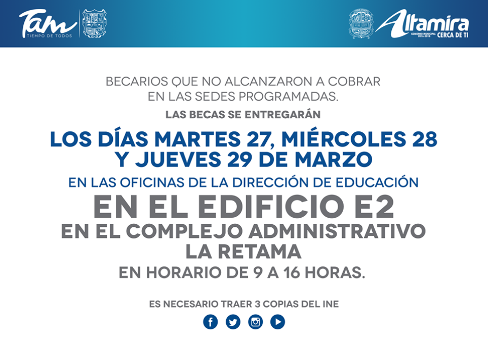 Entregarán pagos becas rezagados