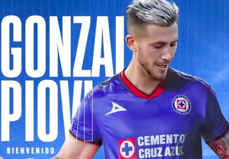 Gonzalo Piovi, primer refuerzo del Cruz Azul para el Clausura 2024