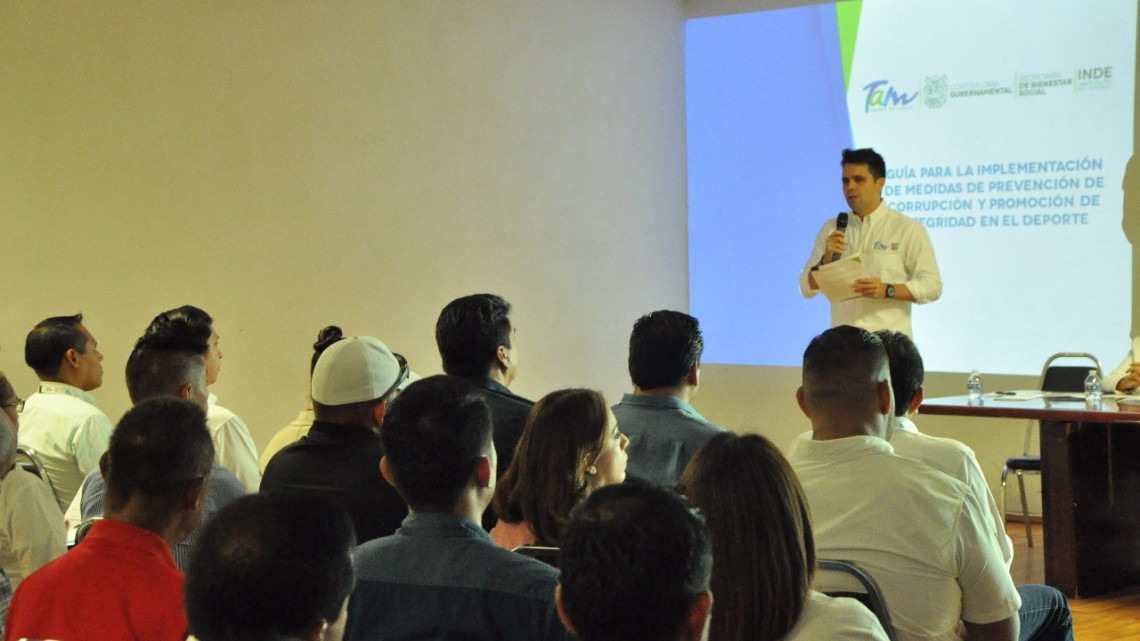 Presentan guía anticorrupción en el deporte