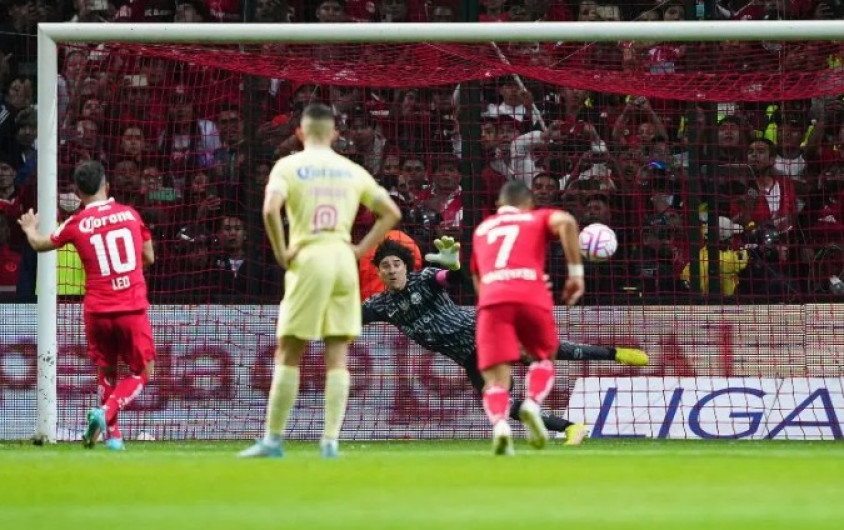 Toluca 'da el primer golpe' Vence 2-1 al América en la ida de las semifinales del Apertura 2022