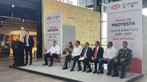 Rinde protesta nuevo comité directivo de CMIC Reynosa