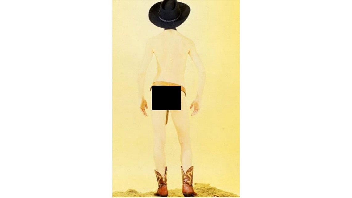 Imágenes del primer desnudo de Madona