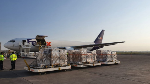 Agradece Marcelo Ebrard a EU por ventiladores