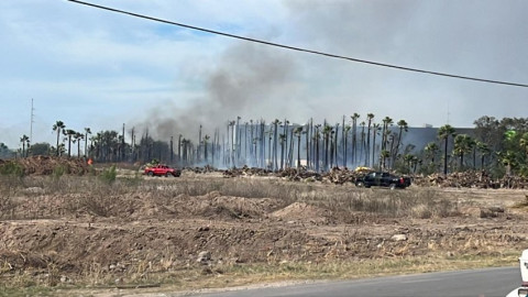Se registra incendio al sur de la ciudad de McAllen