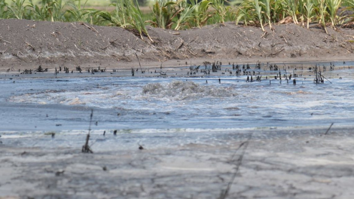 Derrame de petróleo afecta parcelas de siembra y cuerpos de agua