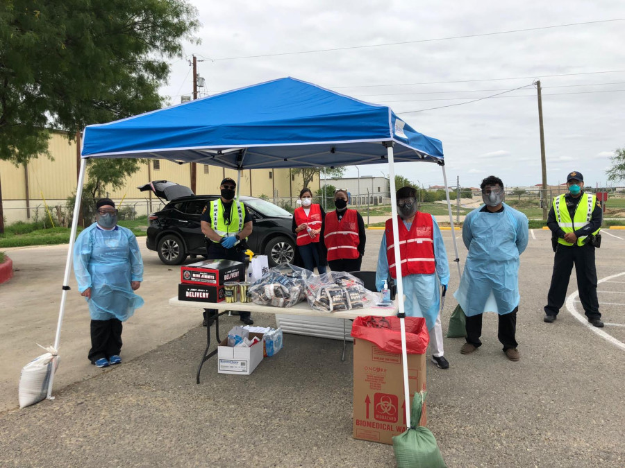 Ciudad de Laredo agradece donativos de alimentos dados a quienes realizan pruebas COVID-19