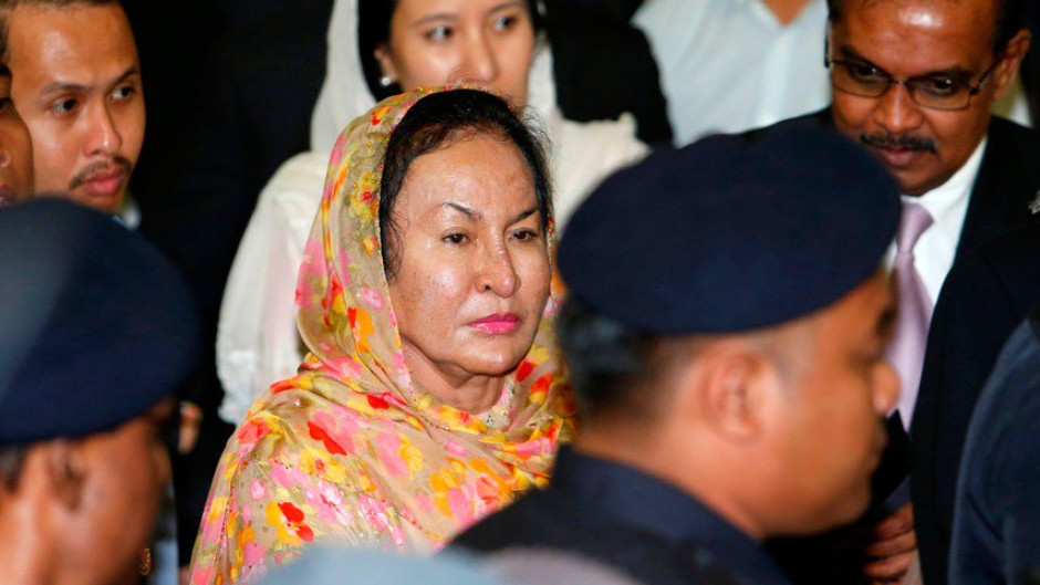 Arrestada esposa de exprimer ministro de Malasia por corrupción