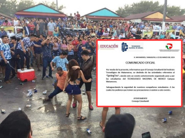 Se deslinda el Tecnológico de Matamoros del evento “Spring Tec”