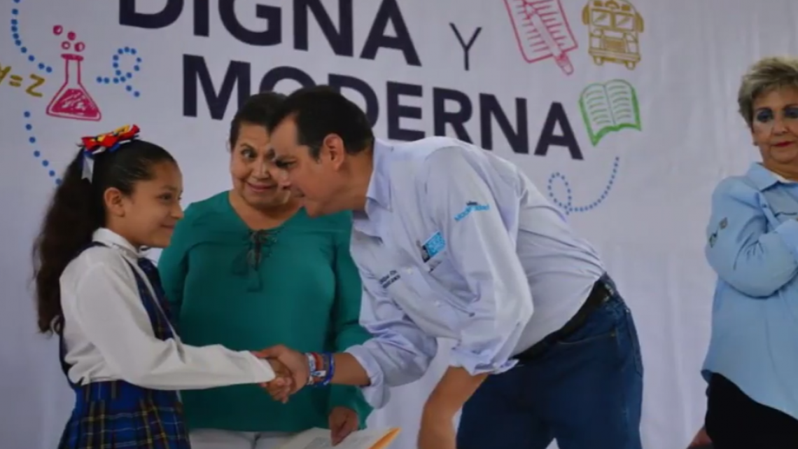Beneficia Mi Escuela Digna y Moderna a primaria Eugenio Villareal Villareal