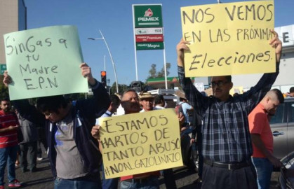 Anuncian cierre de gasolineras por inseguridad