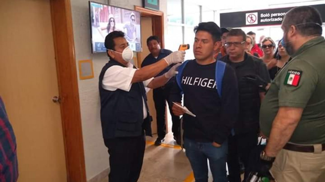 Aplican filtros sanitarios en Tamaulipas