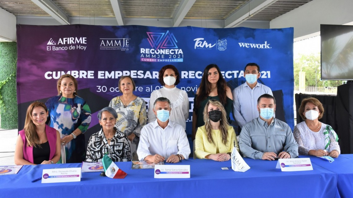 Presentan en Tampico la Cumbre Empresarial Reconecta