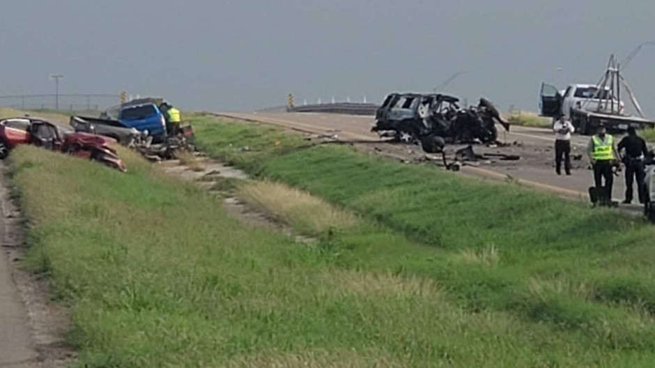 Choque múltiple deja un muerto y cuatro heridos en Edinburg