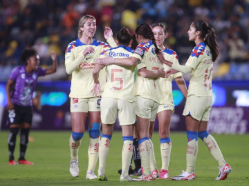 América Femenil golea a Pachuca en el Estadio Hidalgo