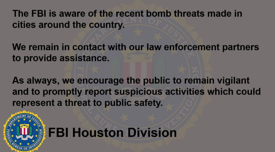 EU recibe múltiples amenazas de bomba