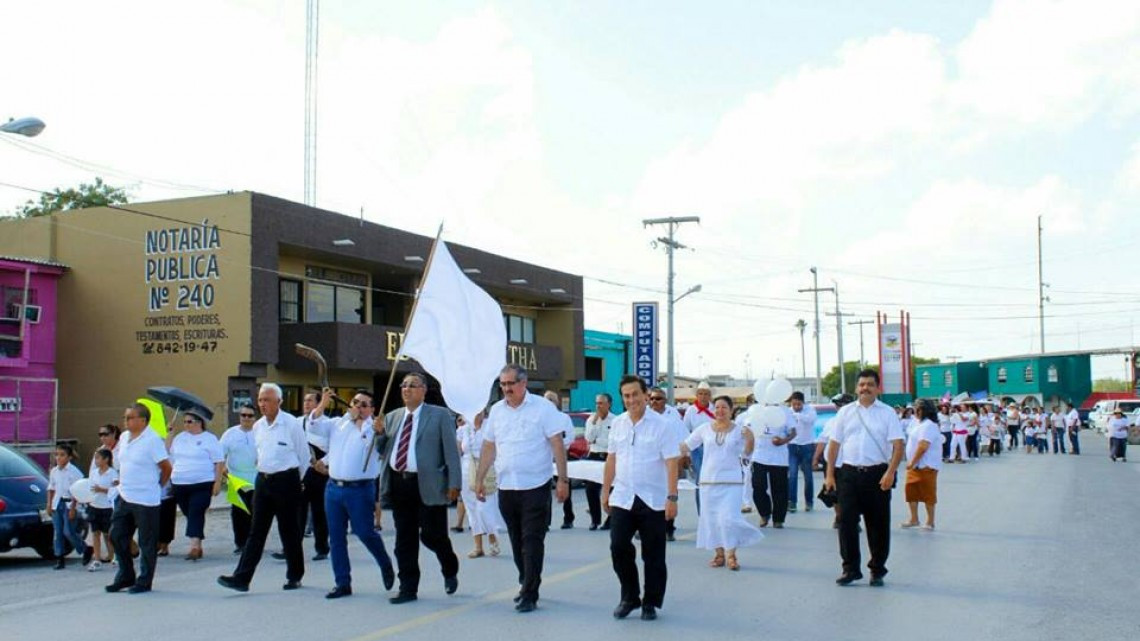Realizan "Marcha Por La Paz"