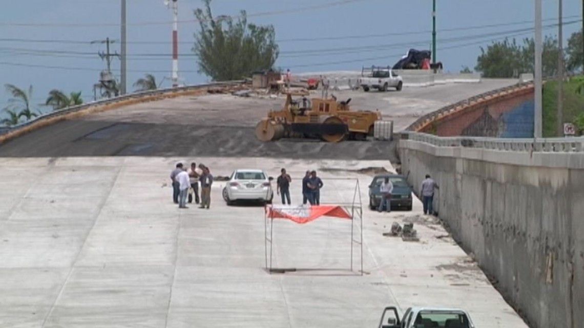 Paso deprimido apunto de abrirse a la circulación vehicular