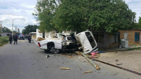 Agreden a Policía Estatal con armas de fuego