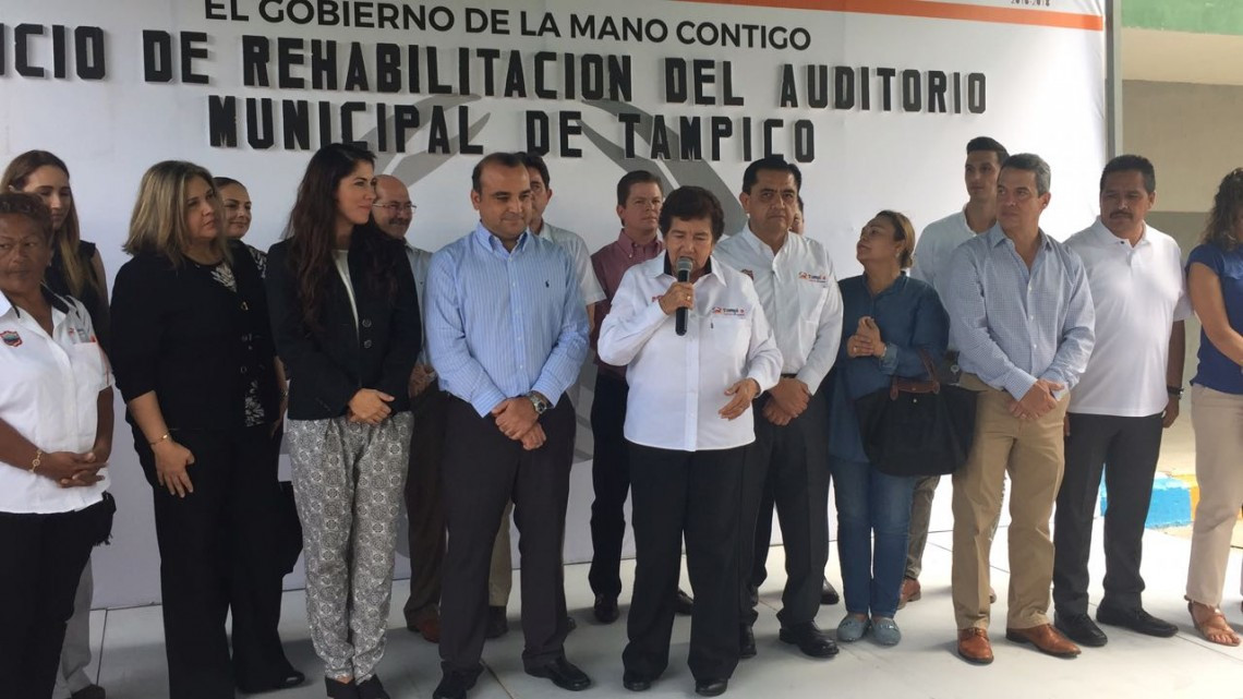 Remodelación del auditorio municipal de Tampico costará 5 mdp