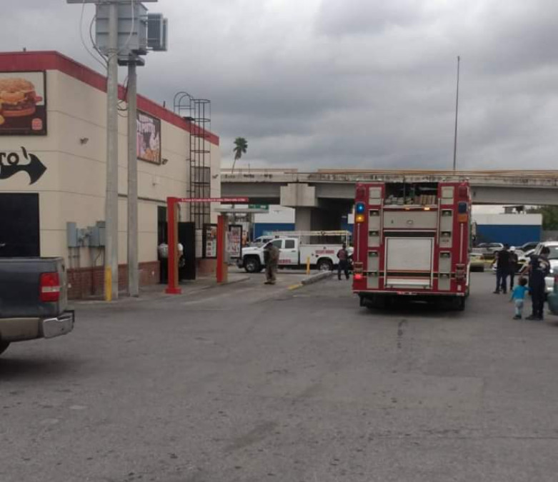 Se registra un Incendio en Burger King de Matamoros