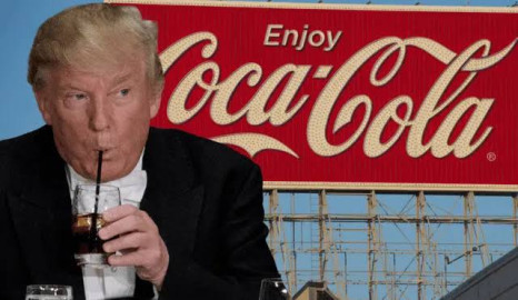 Trump cambia la fórmula de la Coca-Cola