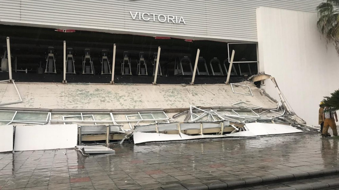 Azota intensa lluvia a Victoria 