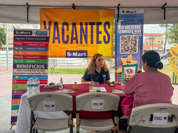 Gran respuesta ciudadana en el programa “Empleo en tu Colonia” en la plaza Miguel Hidalgo