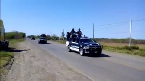 Policía estatal vigila periferia al penal de Altamira