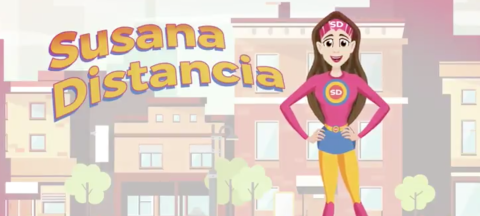 ¿Dudas de COVID-19? ¡Comunicate con Susana Distancia!