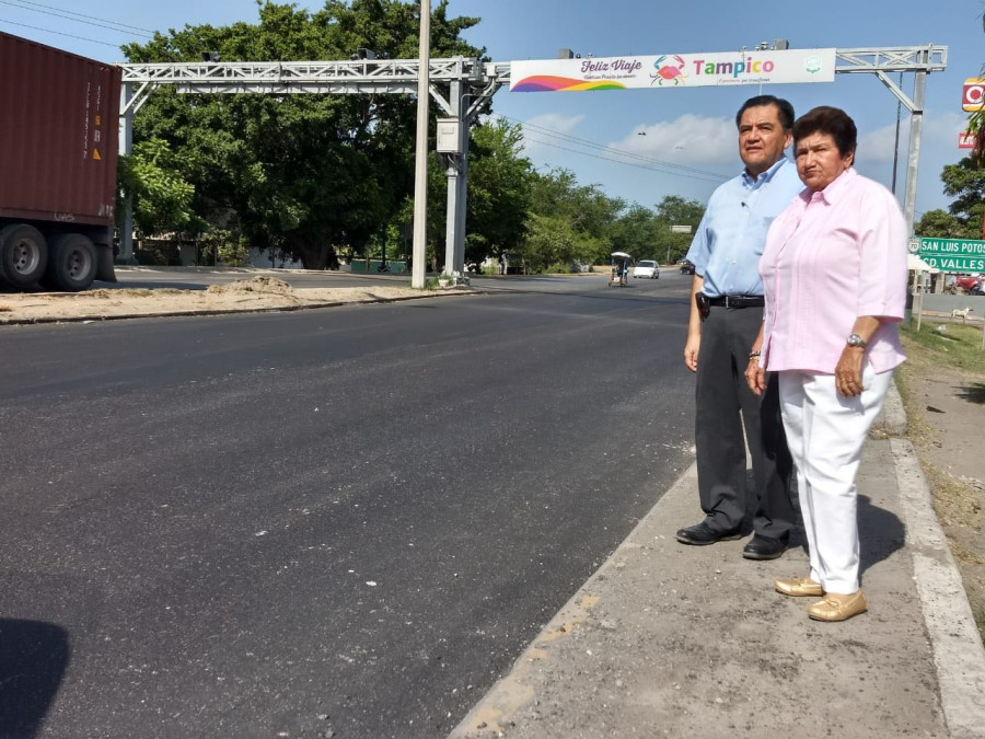 Rehabilita gobierno de Tampico accesos a la ciudad