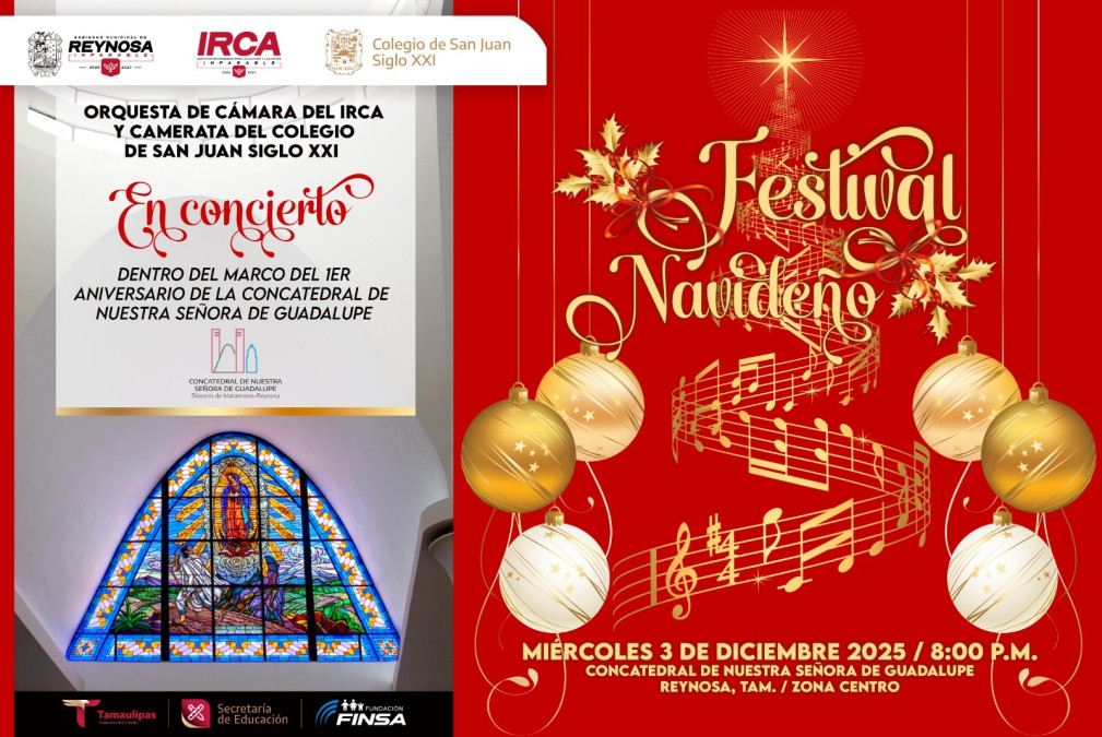 Presenta Gobierno de Carlos Peña Ortiz programa musical por aniversario de la Concatedral de Nuestra Señora de Guadalupe