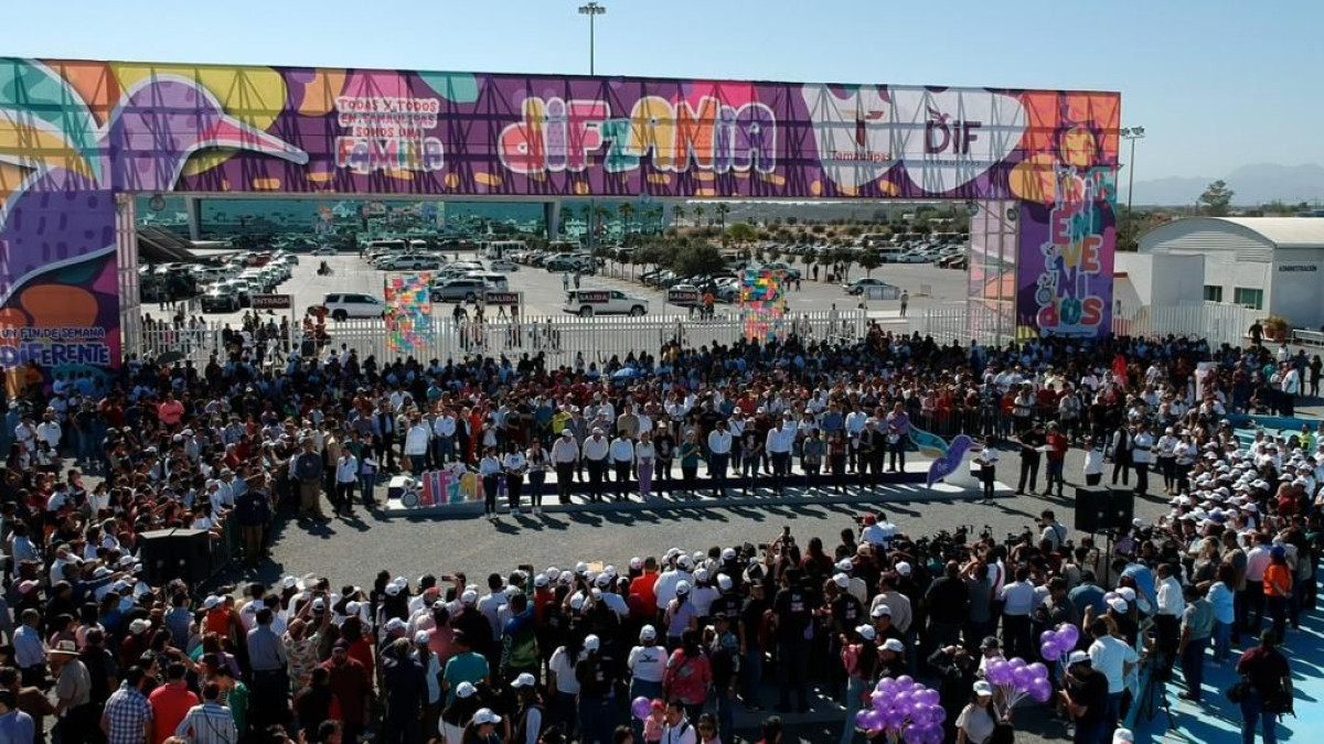 En el marco del Día de la Familia; Américo y María inauguran Difzania