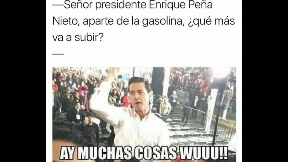 Los memes ante el "Gasolinazo"