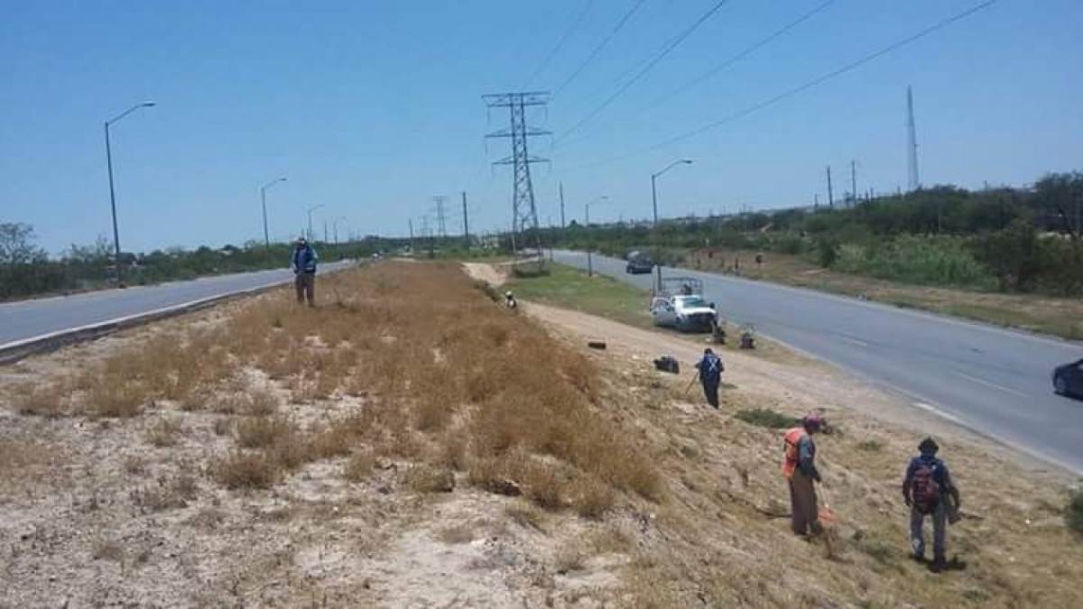 Limpian Bulevar Luis Donaldo Colosio