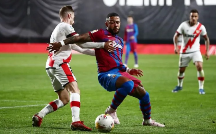 Cae el Barcelona ante el Rayo Vallecano 