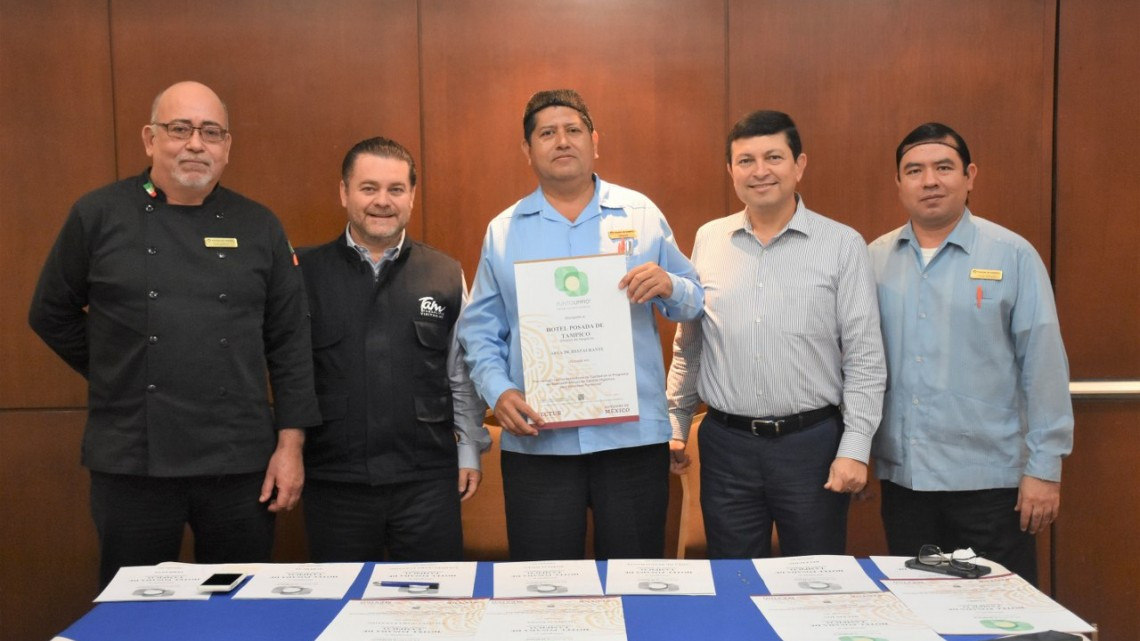 Reconocen al Hotel Posada de Tampico como “Punto Limpio”